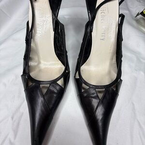 michel Perry leather mules